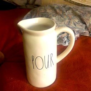 Rae Dunn Very Large “POUR” pitcher